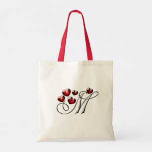 M letter tote bag