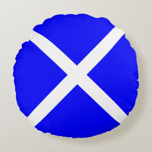 "M" (Mike) Code of Signals Flag Round Cushion