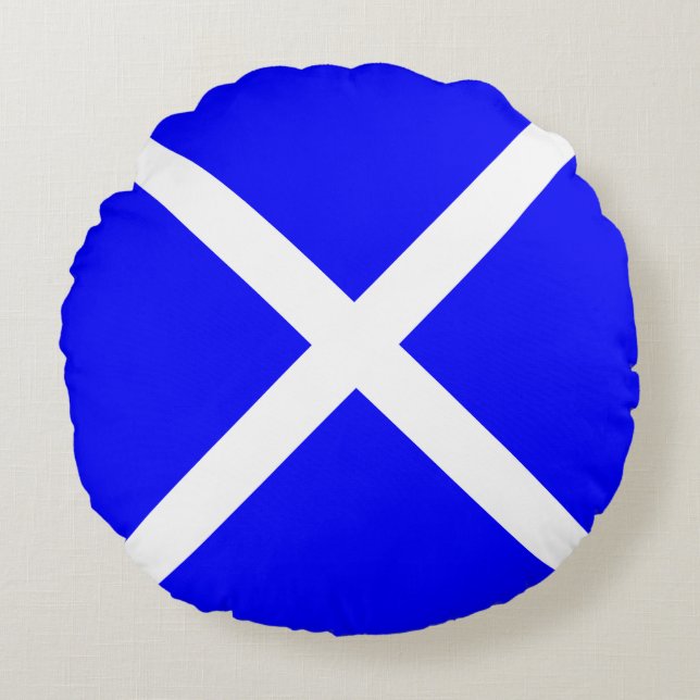 "M" (Mike) Code of Signals Flag Round Cushion (Front)