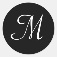 M Monogram Stickers