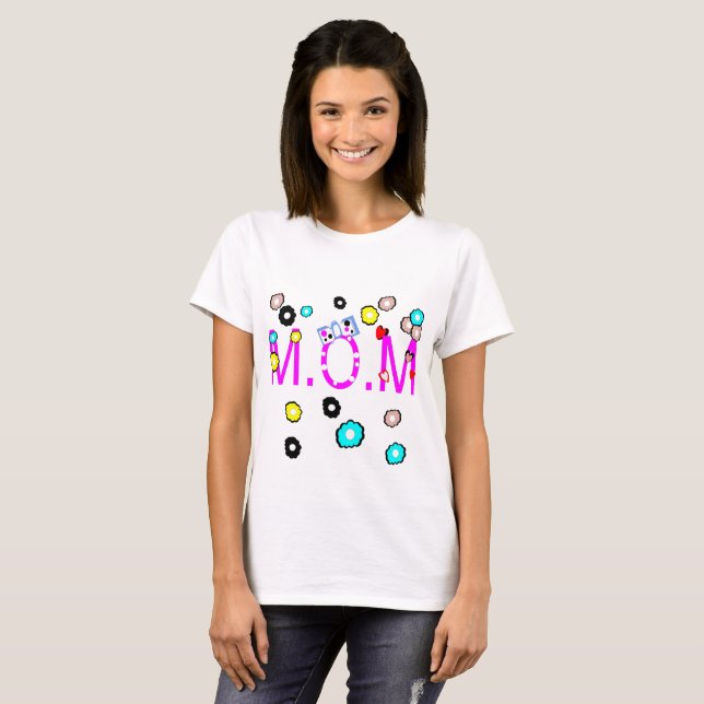 M.O.M Sweet Mum  T-Shirt (Front Full)