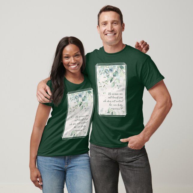 M. Sanger's Quote Woman's Right to Body Autonomy T-Shirt (Unisex)