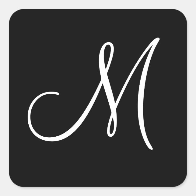 M SQUARE STICKER (Front)