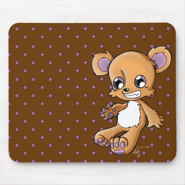 M. Teddy Mouse Pad (Front)
