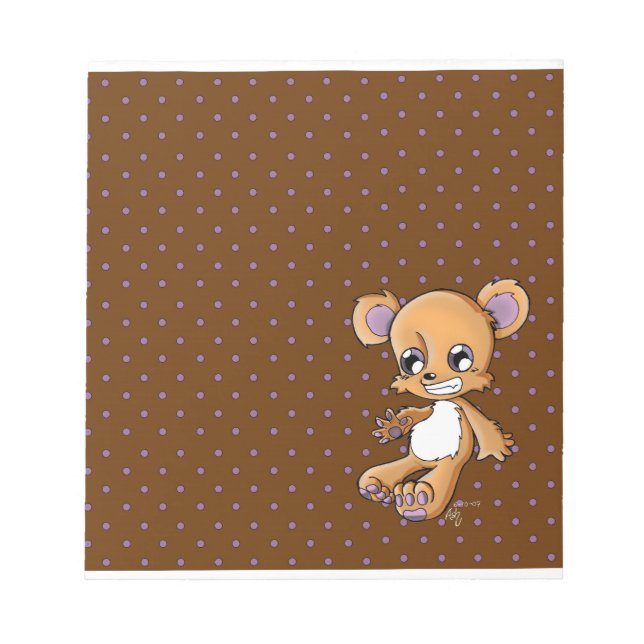 M. Teddy Notepad (Front)