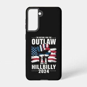 'm Voting For the Outlaw and the Hillbilly 2024 US Samsung Galaxy Case