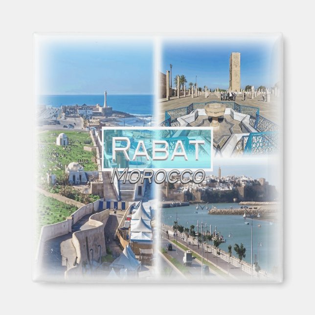 MA0033 Africa, Morocco, Rabat, fridge Magnet (Front)