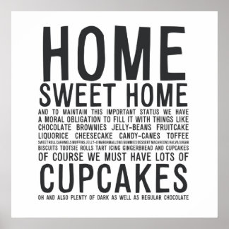 MA020 HOME SWEET HOME POSTER