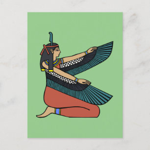 Ma’at (Egyptian Goddess) Postcard