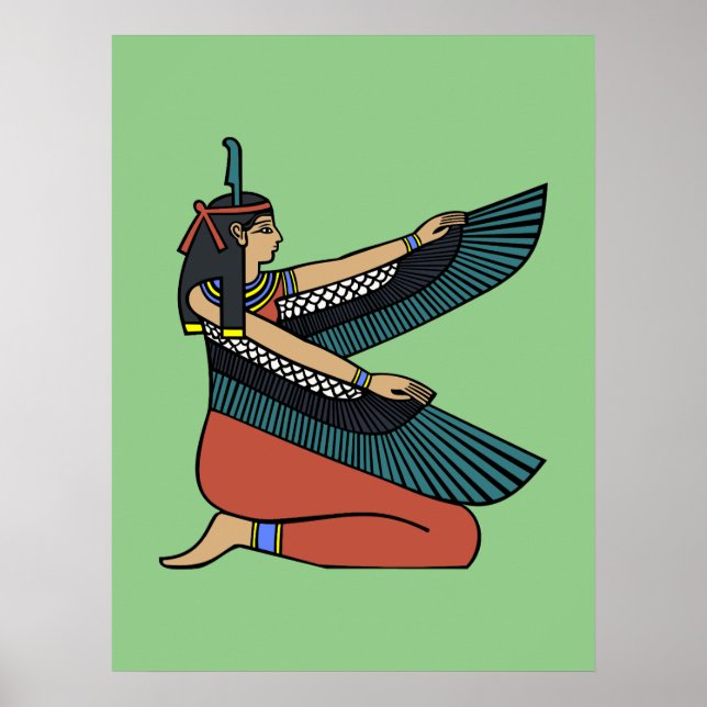 Ma’at (Egyptian Goddess) Poster (Front)