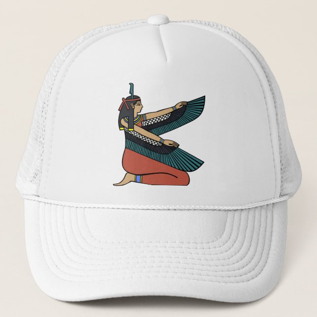 Ma’at (Egyptian Goddess) Trucker Hat (Front)