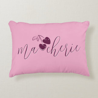 Ma Cherie Heart Berries Sweetheart Custom Colors Decorative Cushion