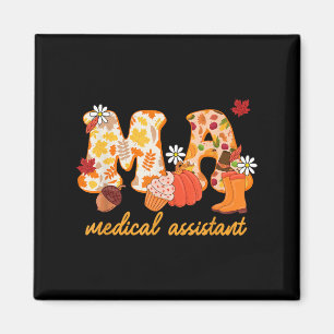 Ma Medical Istant Fall Pumpkin Cute  Magnet
