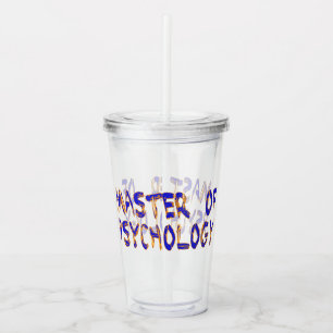 MA of Psychology Acrylic Tumbler