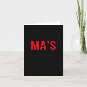 Ma’s Favorite Grandkid Humor For Kids Teens Family Card