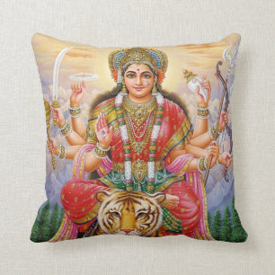 Maa Kali Prayer Beautiful Cushion