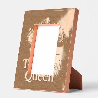 Maa The Real Que| Dusty Rose Gold Floral Photo fra Etched Frames