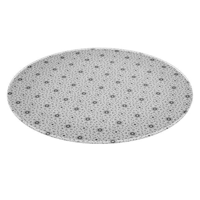 Maacah001 B&W abstract doodle Cutting Board (Corner)