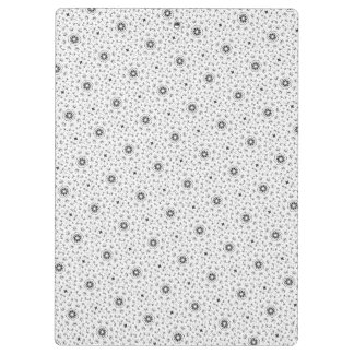Maacah001 B&W abstract doodle grid Clipboard