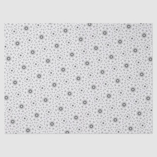 Maacah001 B&W abstract doodle Tissue Paper