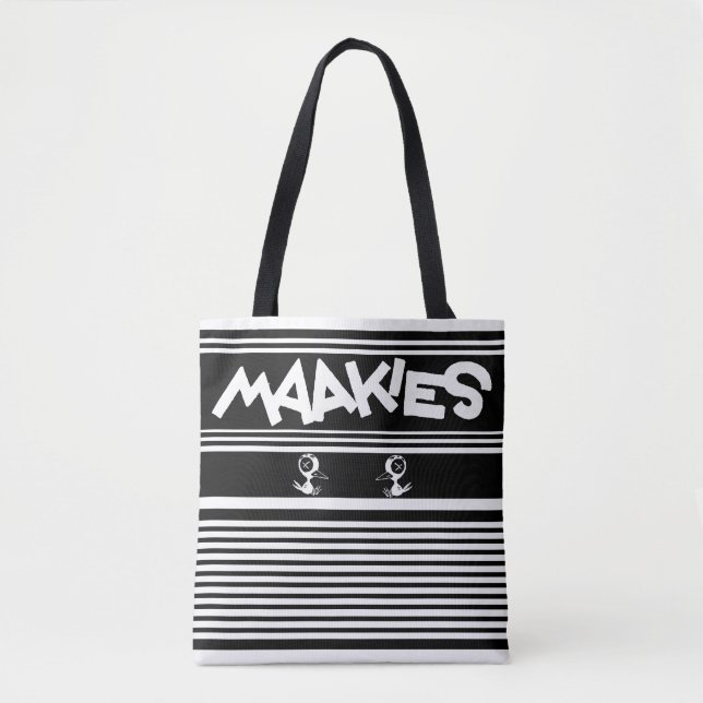 Maakies Stripped Tote Bag (Front)