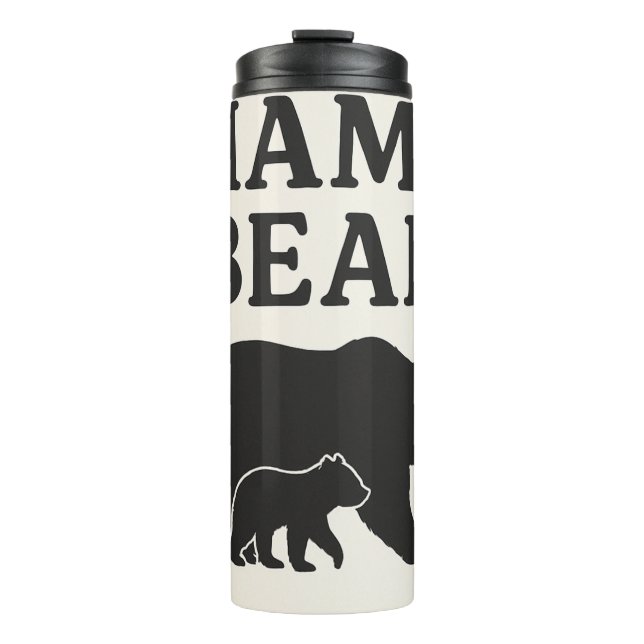 "MAAM BEAR'' THERMAL TUMBLER (Front)