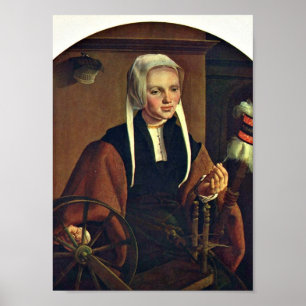 Maarten van Heemskerck - Portrait of a Woman Poster