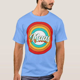 Maas Name Shirt Vintage Maas Circle