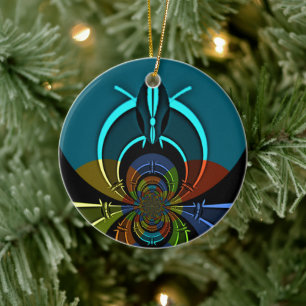 Maasai Colours Hakuna Matata Ceramic Tree Decoration