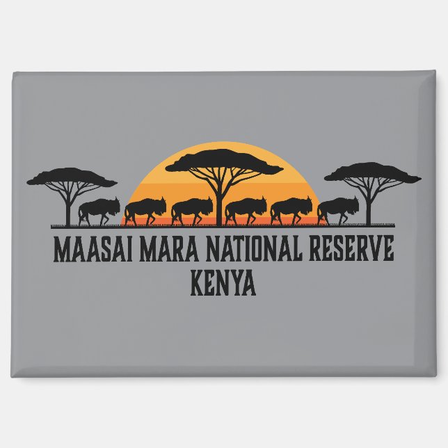 Maasai Mara National Reserve Kenya Magnet (Front)