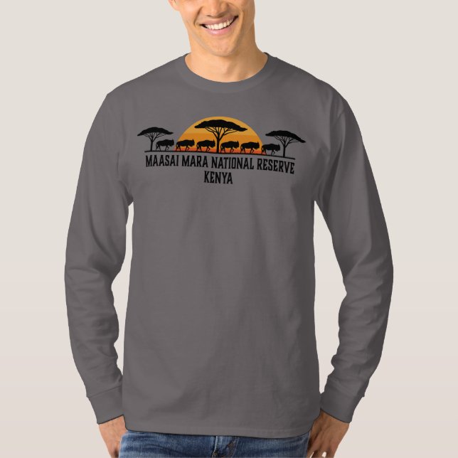 Maasai Mara National Reserve Kenya T-Shirt (Front)