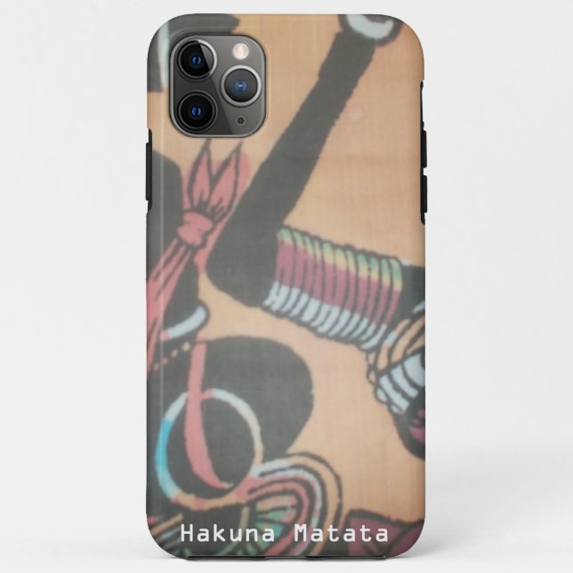Maasai Tradition and Culture Pattern Art Design Case-Mate iPhone Case (Back)