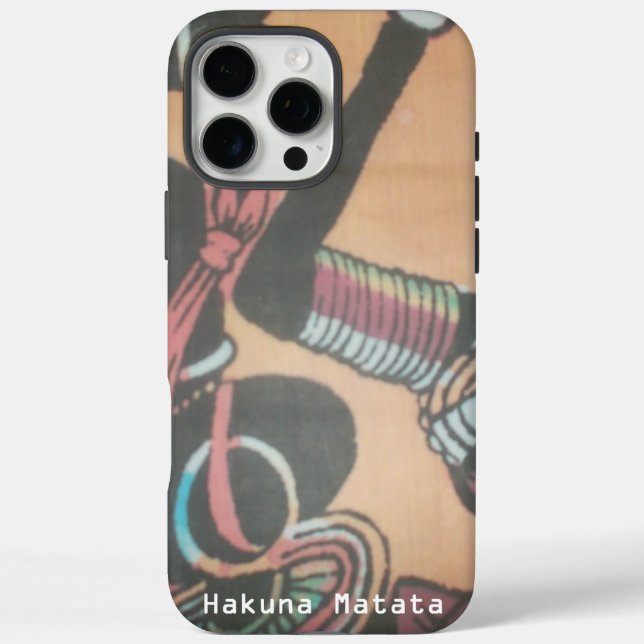 Maasai Tradition and Culture Pattern Art Design Case-Mate iPhone Case (Back)