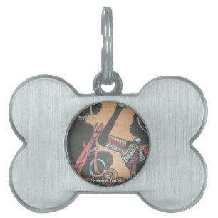 Maasai Tradition and Culture Pattern Art Design Pet Tag