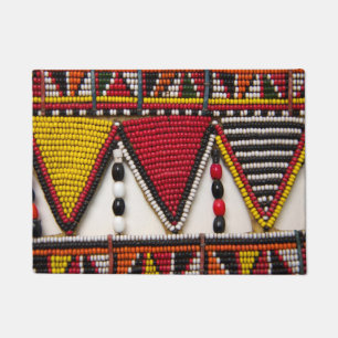 Maasai Tribal Beadwork Doormat