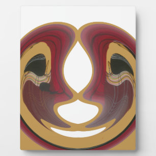 Maasai Tribal Whirl Art Print Plaque