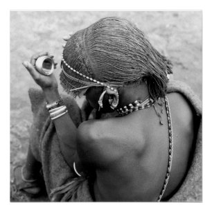 Maasai Warrior Poster