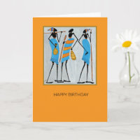 Maasai Warriors, Kenya, African Art Birthday