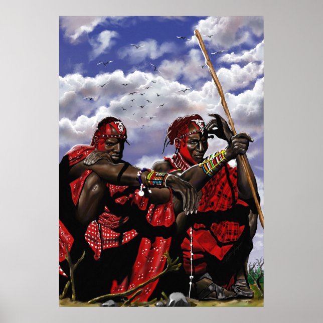MAASAI WARRIORS POSTER (Front)