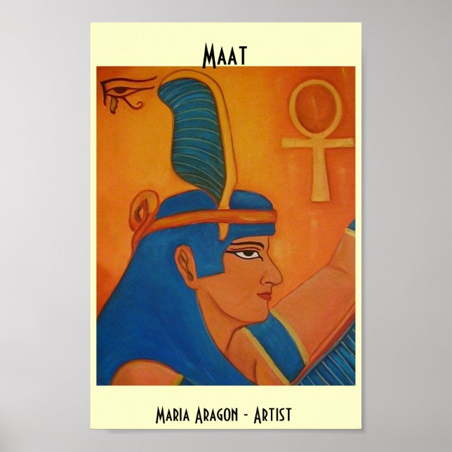 MAAT - EGYPTIAN GODDESS POSTER (Front)