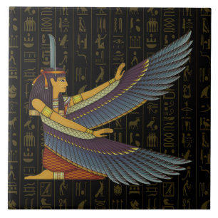 Maat Goddess Ceramic Tile