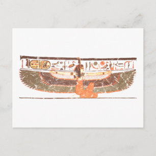 Maat- Nefertari tomb Postcard
