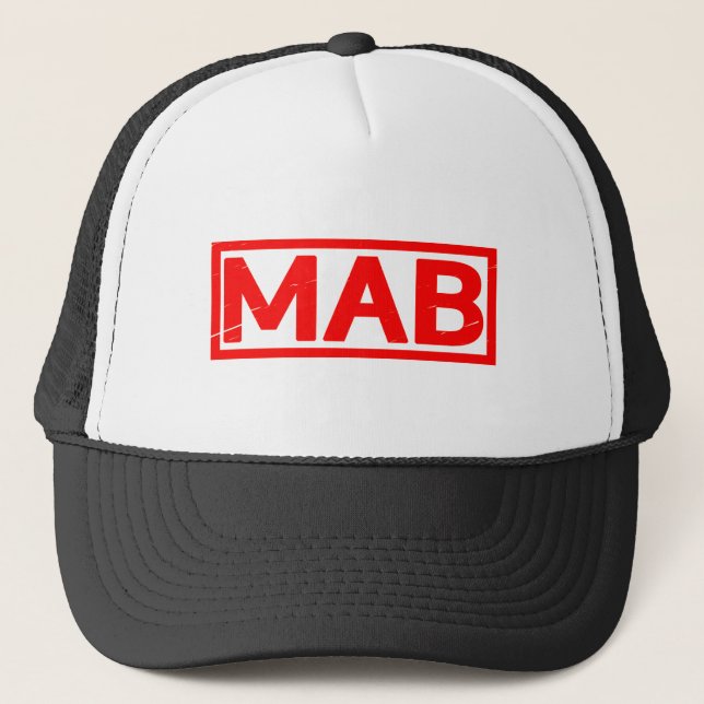Mab Stamp Trucker Hat (Front)