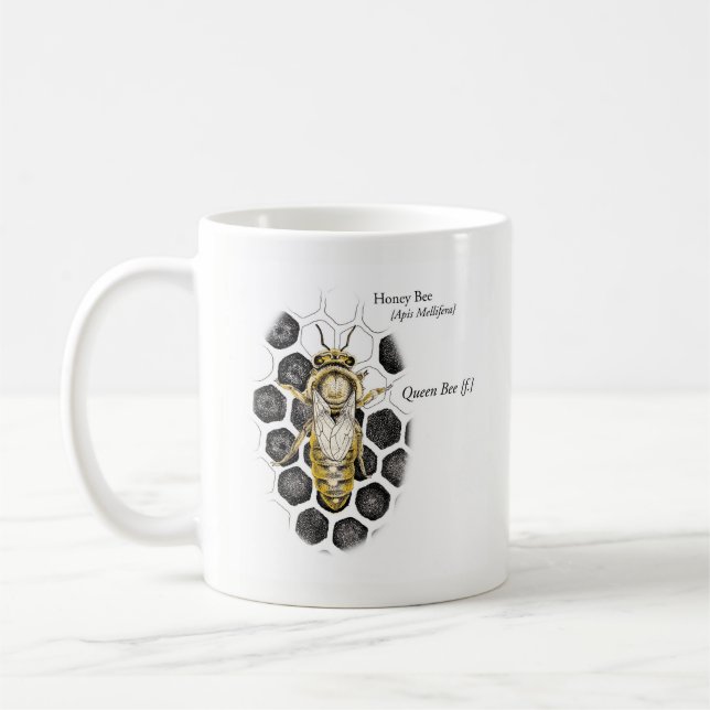 MABA Honey Bee Queen Mug (Left)