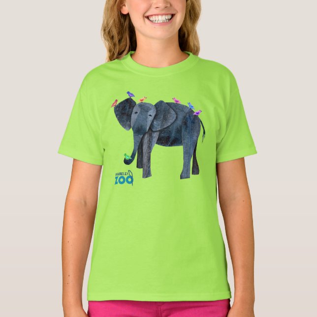 Mabell's Zoo Elephant T-Shirt for kids (Front)