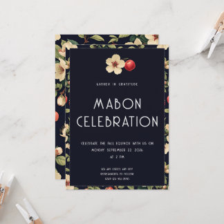 Mabon | Autumn | Wheel of the Year Invitation