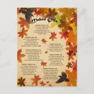 Mabon Oils Postcard