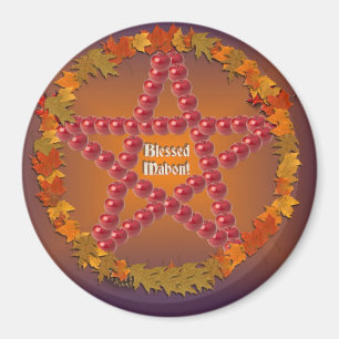 Mabon Pentacle Magnet