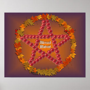 Mabon Pentacle Poster