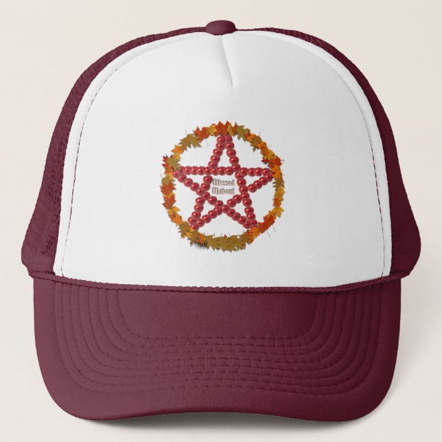 Mabon Pentacle Trucker Hat (Front)